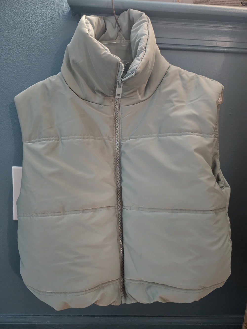 wild fable Light Blue Puffer Vest - Sleeveless
